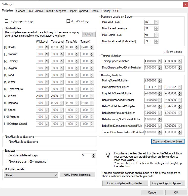 ARK Smart Breeding Configuration