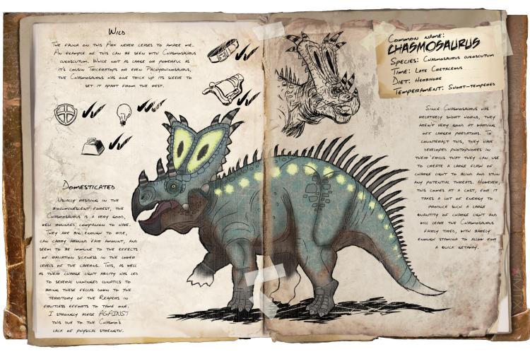 Chasmosaurus luxoscutum, The Walking Charge Lantern