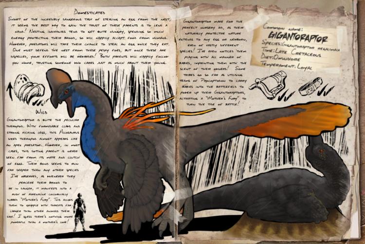 Gigantoraptor - Neues Tier für Ragnarok