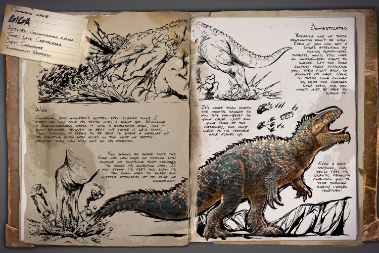Dossier Giganotosaurus TLC (November 2026)