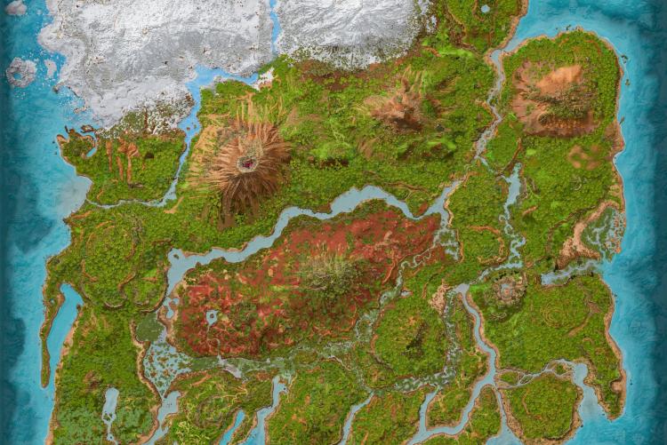 The Island - InGame Map